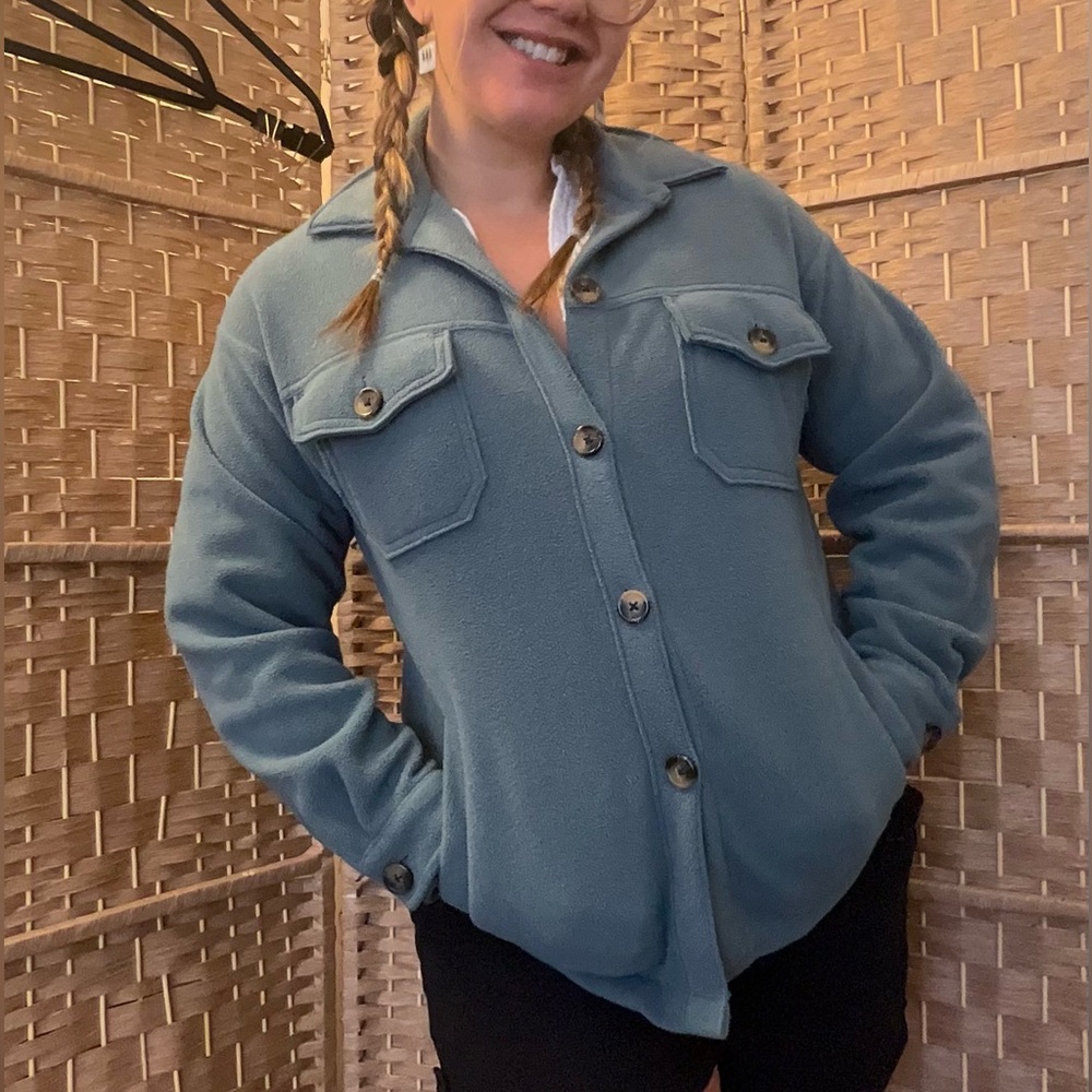 Union Bay Fleece Shacket - Picture 9 of 11